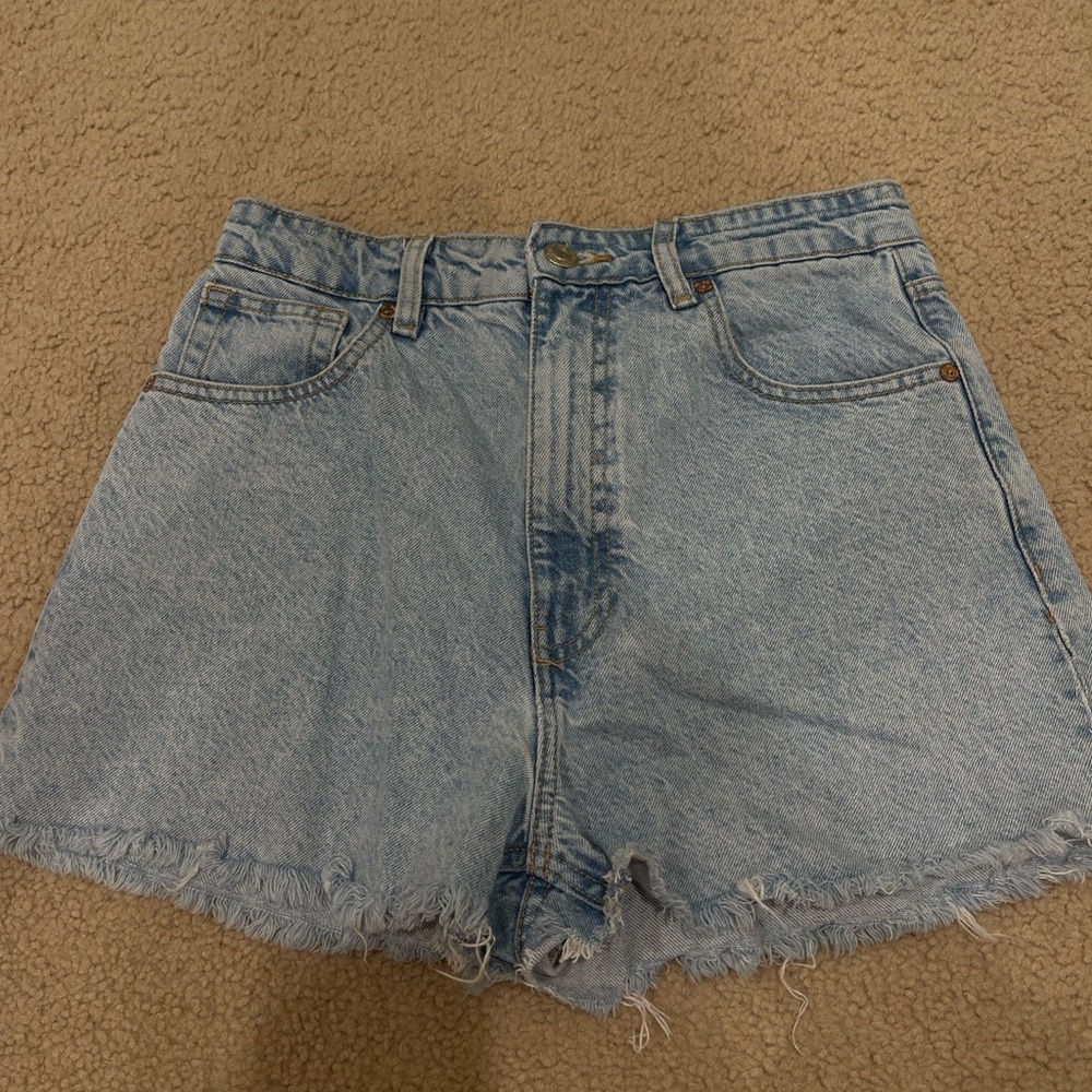 Zara Light Wash Denim Short
